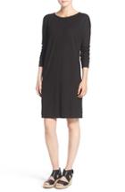 Women's Eileen Fisher Hemp & Organic Cotton Ballet Neck A-line Shift Dress