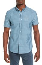 Men's Hurley Sound Dri-fit Print Woven Shirt, Size - Blue