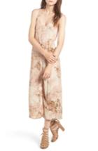 Women's Hinge Print Racerback Culotte Jumpsuit