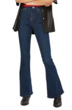 Women's Topshop Jamie Flare Jeans W X 32l (fits Like 31-32w) - Blue