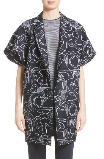 Women's Max Mara Wool Blend Jacket - Blue