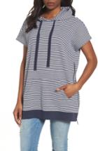 Women's Kenneth Cole New York Stripe Hoodie - Blue