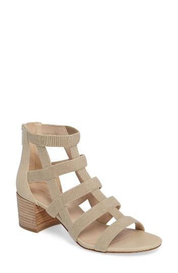 Women's Pelle Moda Unkar Block Heel Sandal M - Beige