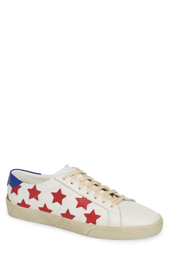 Men's Saint Laurent Star Low-top Sneaker Us / 43eu - White