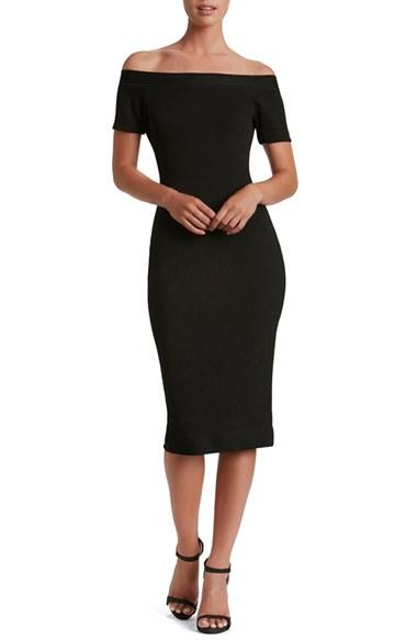 Women's Dress The Population Marissa Body-con Midi Dress