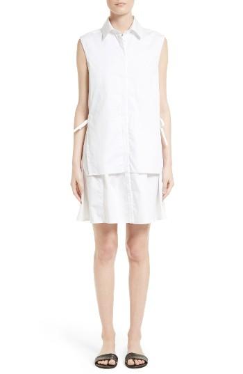 Women's Grey Jason Wu Cotton Poplin Popover Dress