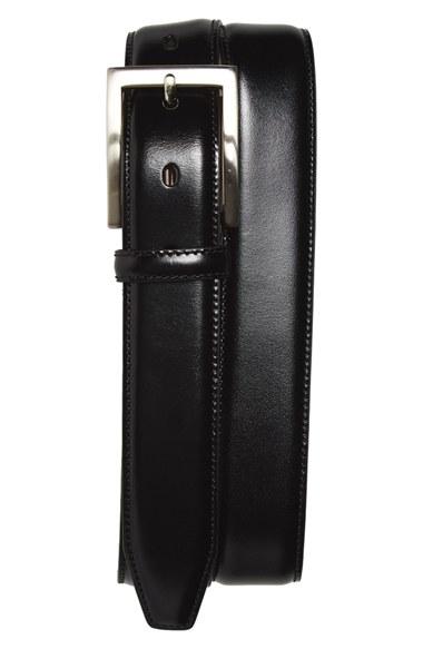 Men's Johnston & Murphy Calfskin Belt - Black