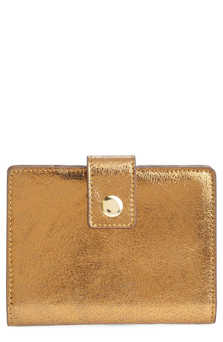 J.crew Metallic Leather Passport Case - Black