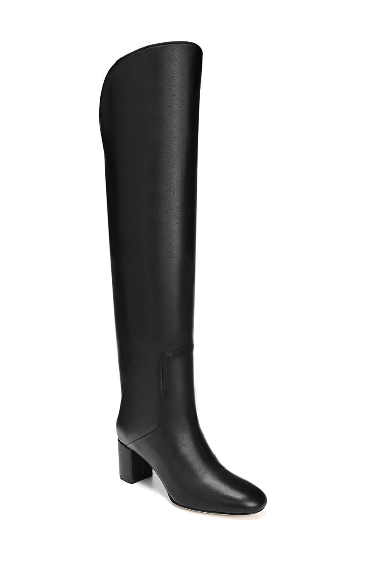 Women's Via Spiga Nair Knee High Boot .5 M - Black