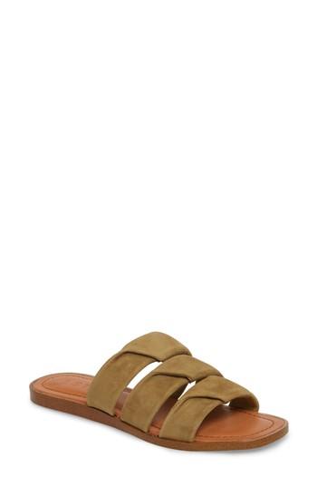 Women's 1.state Frel Slide Sandal M - Green