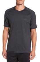 Men's Zella Celsian Moisture Wicking Pocket T-shirt, Size - Black