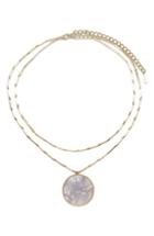 Women's Ettika Multistrand Disc Pendant Necklace