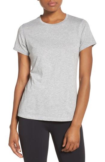 Women's New Balance Heather Tech Tee - Grey