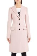 Women's Dolce & Gabbana Wool Coat Us / 38 It - Pink