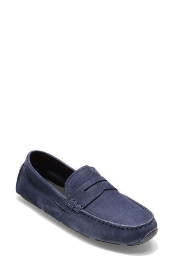 Women's Cole Haan Rodeo Penny Driving Loafer B - Blue