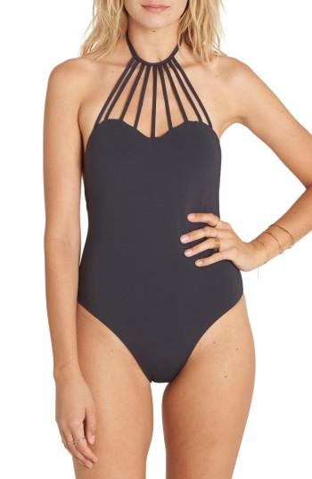Women's Billabong Sol Searcher One-piece Swimsuit - Black