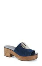 Women's Mercedes Castillo Kamilia Platform Sandal M - Blue