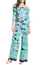 Women's Lilly Pulitzer Weslee Floral Top & Pants - Blue