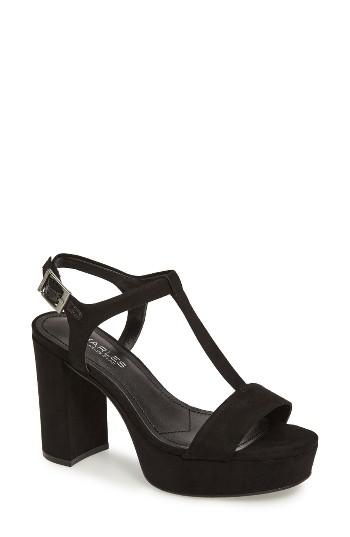 Women's Charles By Charles David Miller Platform Sandal M - Black