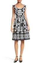 Women's Kate Spade New York Lantern Print Scoop Neck Dress