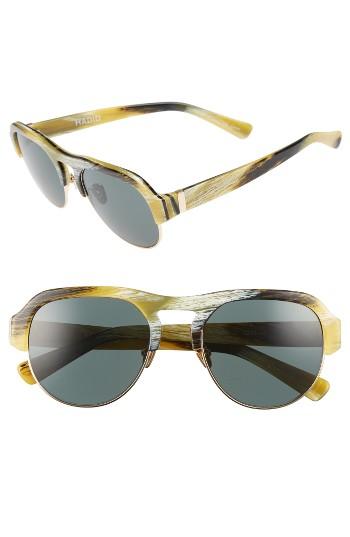 Women's Hadid Nomad 52mm Sunglasses - Horn/ Gold