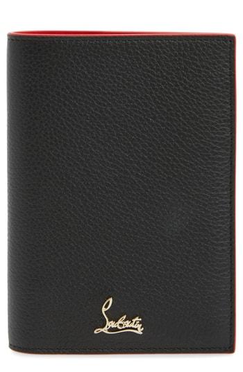 Christian Louboutin Loubipass Leather Passport Holder -