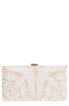 Tadashi Shoji Lace Clutch - White
