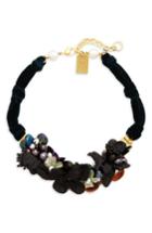 Women's Lizzie Fortunato Grasslands Velvet Collar Necklace