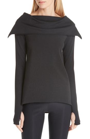 Women's Mission Statement Zest Top - Black