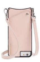 Bandolier Emma Leather Iphone 6/7/8 & 6/7/8 Crossbody Case - Pink