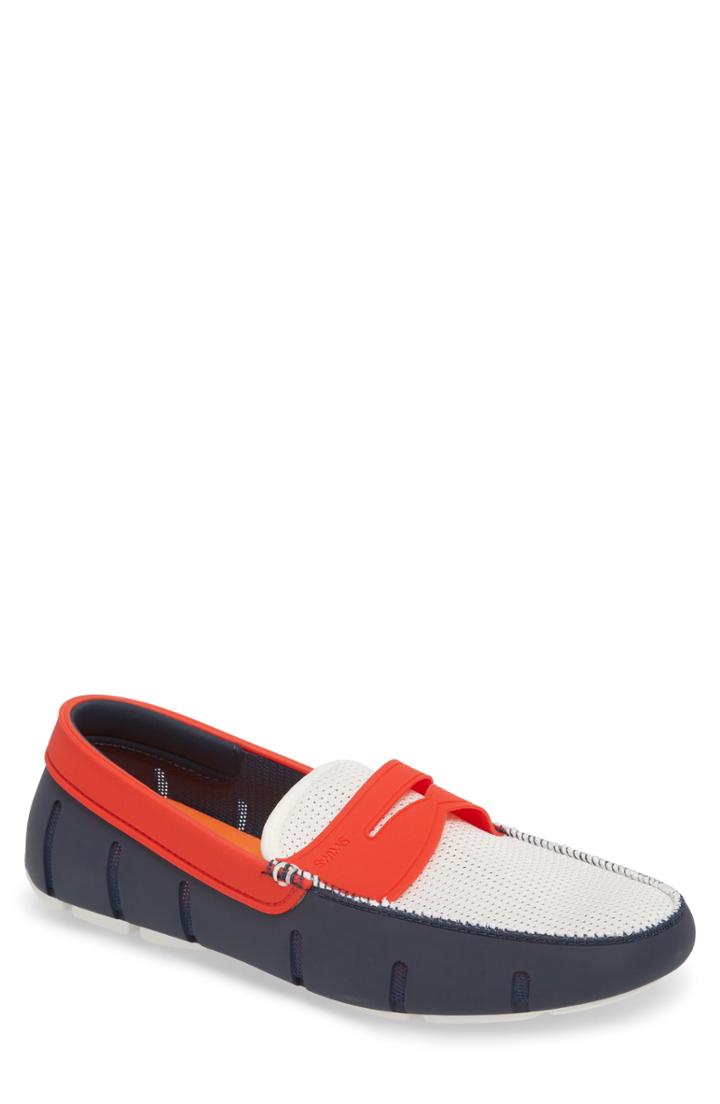 Men's Swims Washable Penny Loafer .5 M - Blue