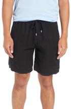 Men's Vilbrequin Linen Cargo Shorts - Black
