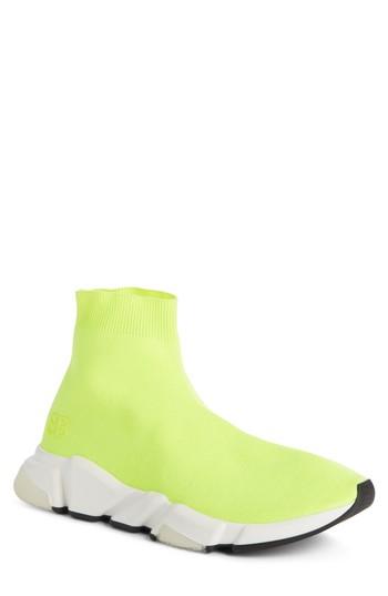 Men's Balenciaga Speed High Slip-on Us / 41eu - Yellow