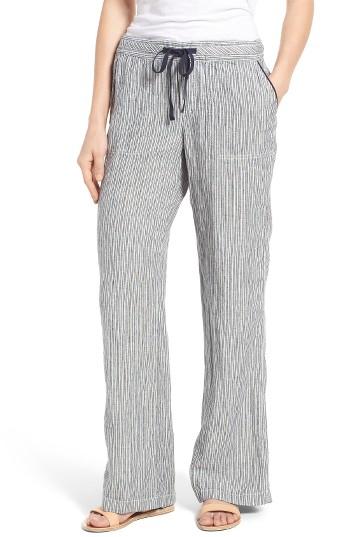 Women's Caslon Drawstring Linen Pants, Size - Ivory