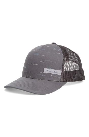 Men's Travis Mathew Flores Trucker Hat - Grey