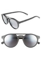Women's Marc Jacobs 99mm Round Brow Bar Sunglasses - Dark Grey