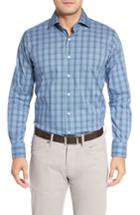 Men's Peter Millar Classic Fit Crown Comfort Homestead Glen Sport Shirt - Coral