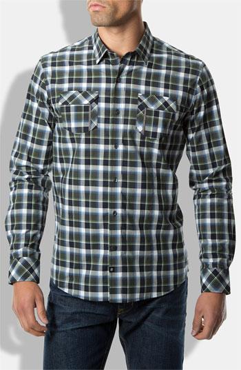 7 Diamonds 'seventh Star' Plaid Woven Shirt