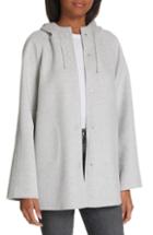 Women's Nordstrom Signature Hooded Double Face Jacket - Grey