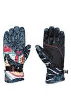 Women's Roxy Jetty Print Snow Sport Gloves - Black