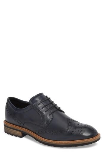 Men's Ecco Vitrus I Wingtip -6.5us / 40eu - Blue