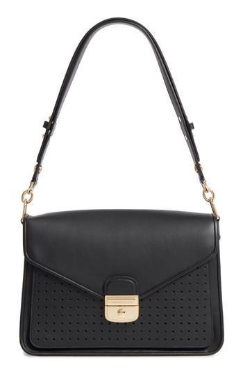 Longchamp Mademoiselle Calfskin Leather Shoulder Bag -
