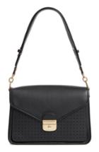 Longchamp Mademoiselle Calfskin Leather Shoulder Bag -