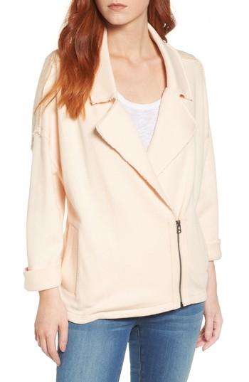 Women's Caslon Knit Moto Jacket - Beige