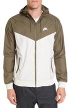 Men's Nike 'windrunner' Colorblock Jacket, Size - Grey