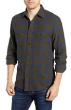 Men's Faherty Seasons Check Flannel Shirt - Blue