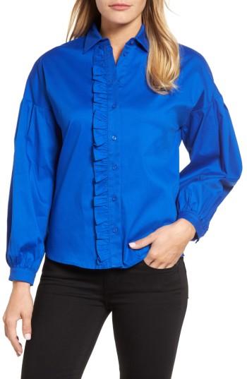 Women's Gibson Blouson Sleeve Shirt - Blue