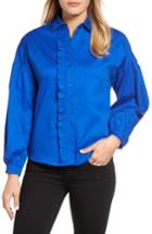 Women's Gibson Blouson Sleeve Shirt - Blue