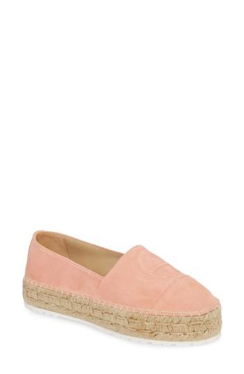 Women's Etienne Aigner Wade Platform Espadrille M - Pink