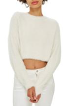 Women's Topshop Fluffy Crop Sweater